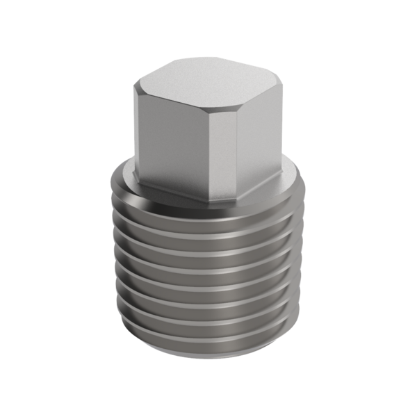 PF3T-ORP-IR 2 in Threaded Plug - Square Head 3000# T316L Stainless Steel Pipe Fitting